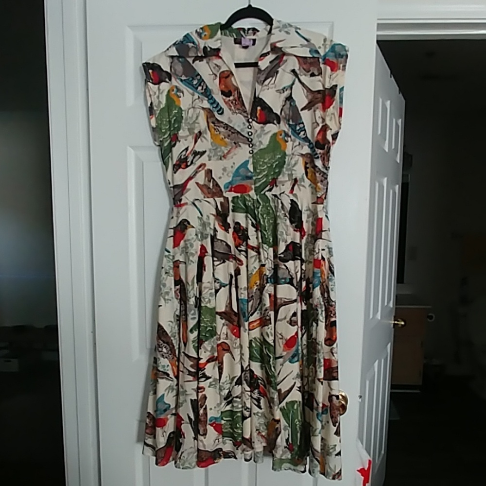 Trashy Diva Birds of a Feather Circle Day Dress 18